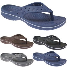 MENS GLADIATOR LIGHTWEIGHT WALKING SANDALS SUMMER BEACH FLIP FLOPS MULES SHOE SZ