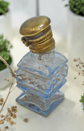Antique glass small perfume - glass,
