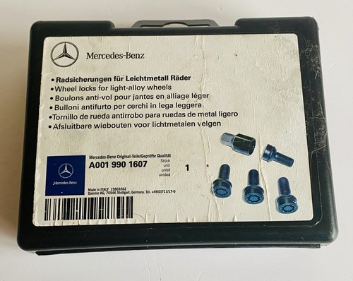 Mercedes oem locking wheel nut - locking,