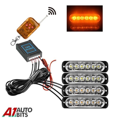Wireless amber led flashing - amber,