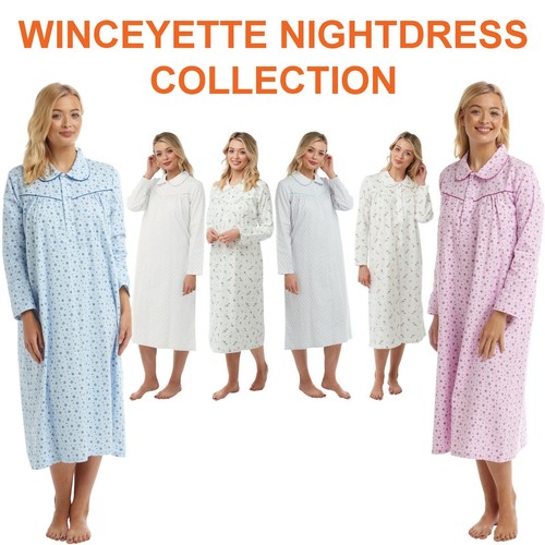 Winceyette nightdress warm - nightdress,