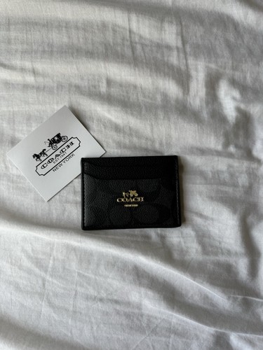 Black women coach leather - black,
