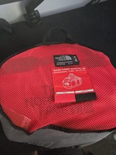 The North Face Gilman Duffel Bag/ Backpack 50L RRP£115 Red & Black