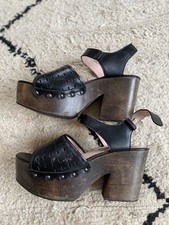 Opening Ceremony wooden heeled