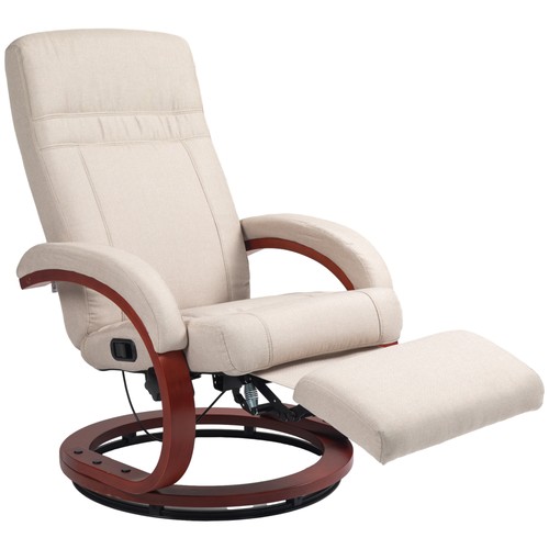 Homcom manual recliner swivel - recliner,
