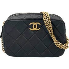 CHANEL Camera Bag Black