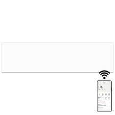 Mylek WIFI Slim Line Low Profile Panel Heater wall mounted 1KW Thermostat Timer
