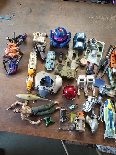 Job lot old toys - old,