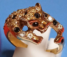 Gold Plate Figural Panther