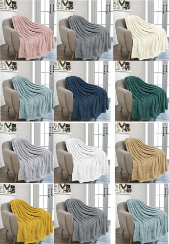 Waffle honey comb throw - honey,