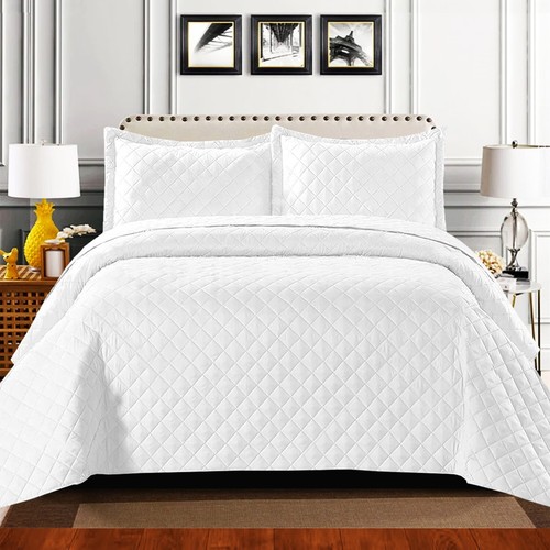 Piece quilted bedspread - quilted,