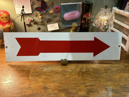 Vintage traffic sign one way - one,