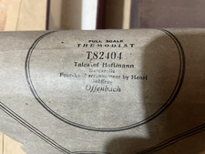 Aeolian Themodist f.s Pianola Roll-T82404-Tales of Hoffmann-Barcarolle-Offenbach