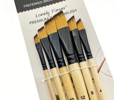 6 pcs Angular Artist Paint