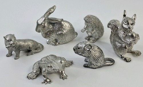 Small pewter figurines - pewter,
