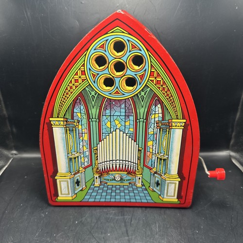 Chein vintage tin litho - j,