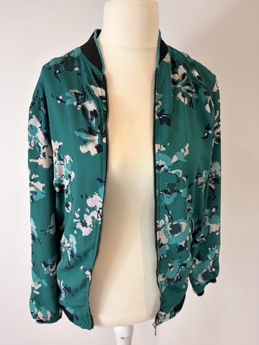Bershka green floral thin - floral,