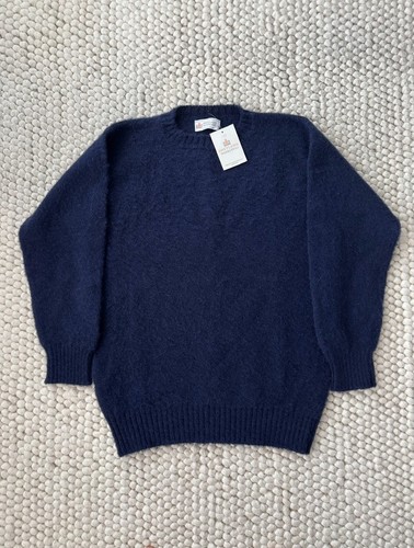 Shetland woolen navy - shetland,
