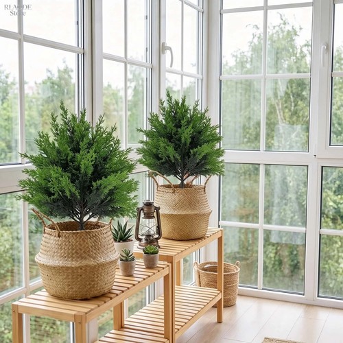 2pcs artificial pine - 2pcs,
