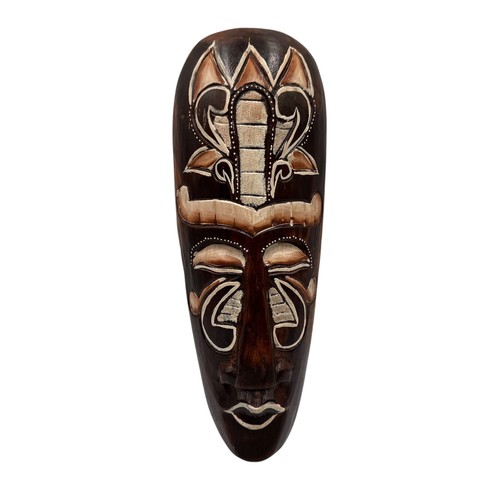 Wooden mask african style wood - african,