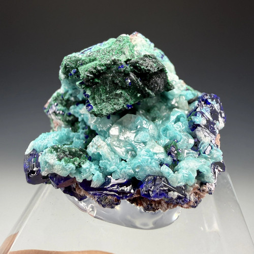 Aurichalcite cerussite - aurichalcite,,