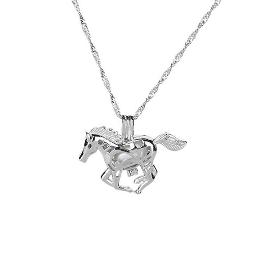 Horse necklace for girls - ,