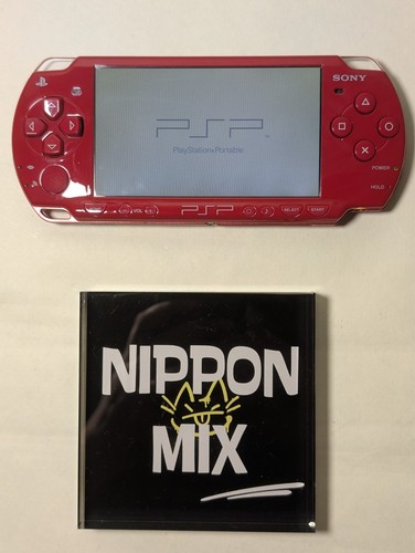 Sony psp 2000 red - red, used