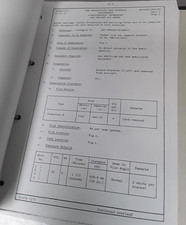 RAF AP101B-2300-5G Jet Provost Non-Destructive Test Schedule, All Marks, Copy