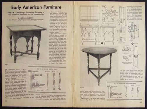 Early american tables - early,