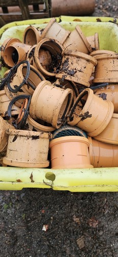Drainage pipes and collars - and,