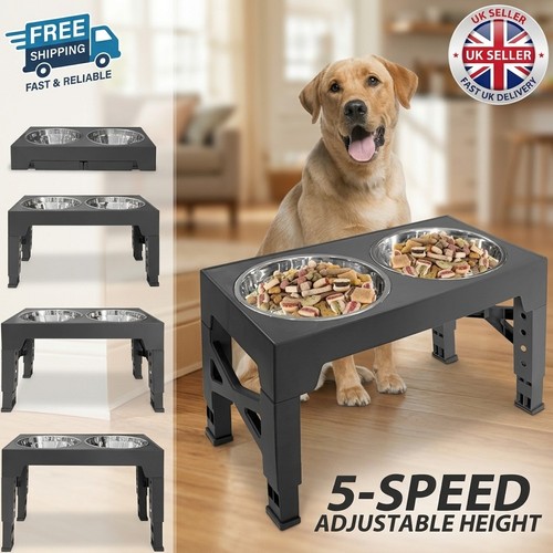 Elevated dog feeder stand - elevated,