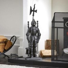 Inglenook, Black Soldier 5 Piece Companion Set Brush Poker FIRE104