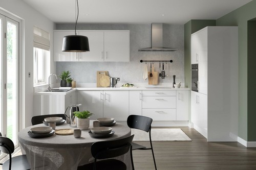 Complete kitchen units white - kitchen,