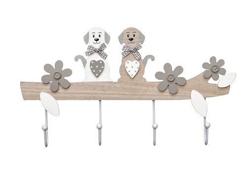 Coat hook dog wall - hook, mounted