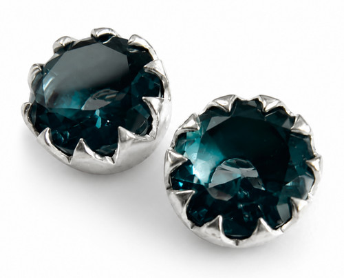 Alexandrite stud earrings 925 - alexandrite,
