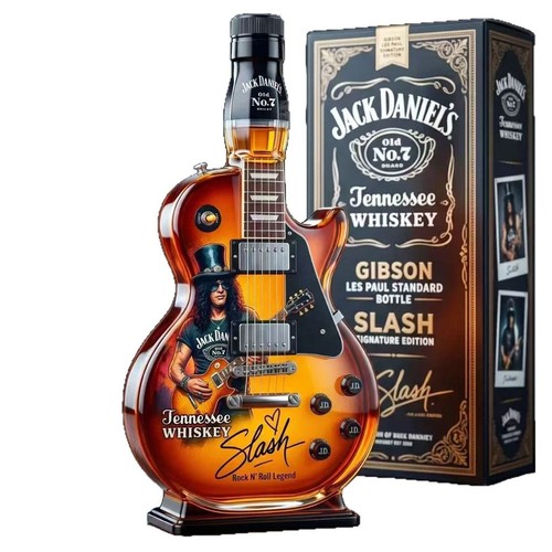 Guitar shaped bottle - guitar,