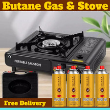 BUTANE GAS BOTTLE / HEATER OUTDOOR CAMPING CARAVAN FISHING TENT / PORTABLE STOVE