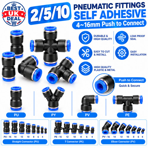 Pneumatic push fit - fit, connector