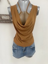 Cowl neck top y2k mesh