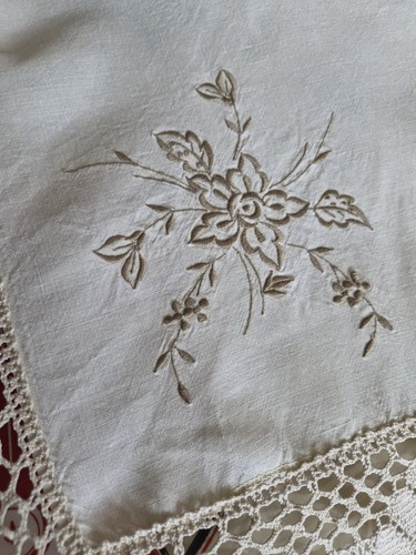 Vintage 50s linen and - vintage,