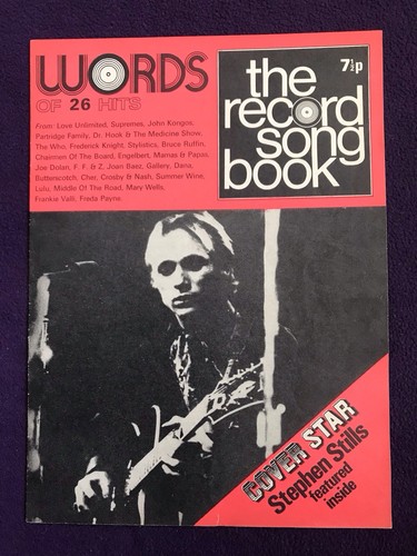 Record song book aug - record, (words)