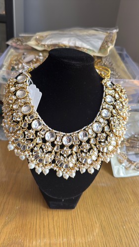 Necklace set bridal indian - necklace,