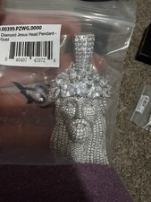 GLD Large Diamond Jesus Head