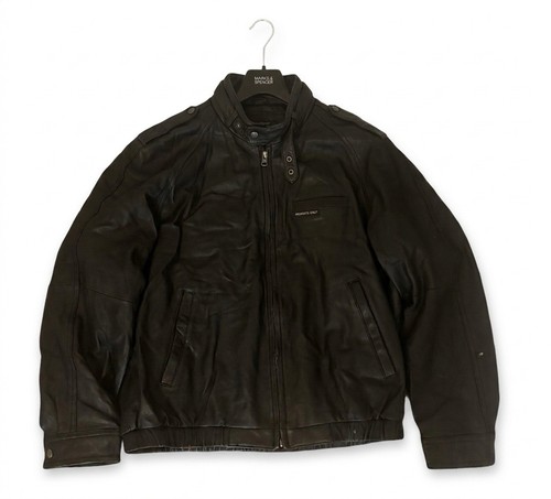 Vintage leather bomber jacket - vintage,