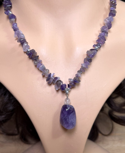 Amethyst stone chips gemstone - amethyst,