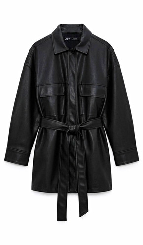 Zara women black - black, faux