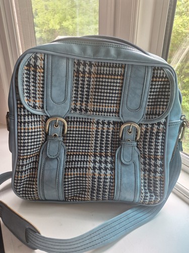 Vintage mod travel tote carry - vintage,