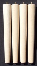 Set of 4 TAPERED OAK LEGS /