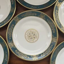 Wedgwood Bone China Agincourt Gold R4513 Set of 8 Salad Plates 20.5cm