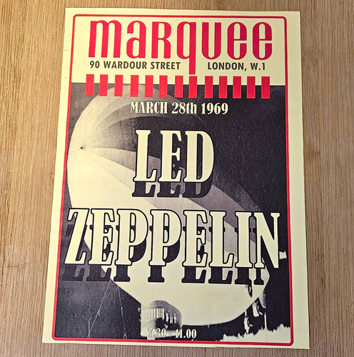 Led zeppelin marquee club - zeppelin,